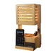 Minister Wooden Table Lamp With Mobile Stand - WoodenTwist
