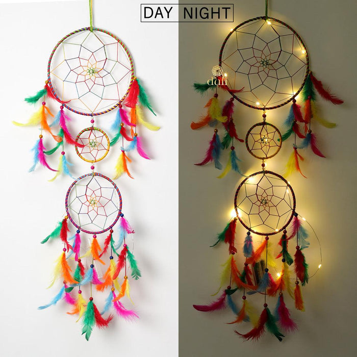 Wall Hanging with Lights for Home and Wall Decoration Indoors and Outdoors - WoodenTwist
