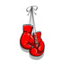 Red Boxing gloves wall Sticker for Living Room - WoodenTwist