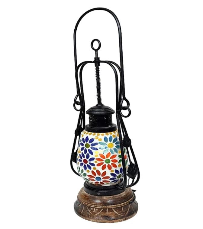 Mosiac Medium Lantern - WoodenTwist