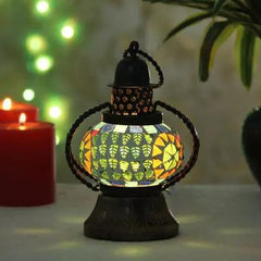 Mosiac Small Lantern - WoodenTwist