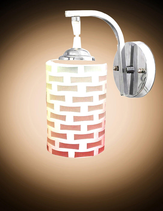 Decorative Wall Light With Steel Base (Multicolor) - WoodenTwist
