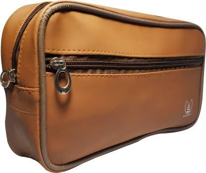 Multipurpose Hand Bag, Shaving Bag Travel Shaving Bag Travel Shaving Bag (Tan) - WoodenTwist