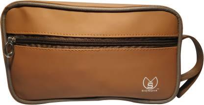 Multipurpose Hand Bag, Shaving Bag Travel Shaving Bag Travel Shaving Bag (Tan) - WoodenTwist