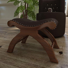 Wooden Stool Chair with Cushion - WoodenTwist