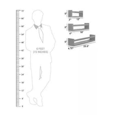 Wooden Wall Decor Multipurpose Kitchen Wall Rack - WoodenTwist