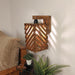 Oblique Brown Wooden Wall Light - WoodenTwist