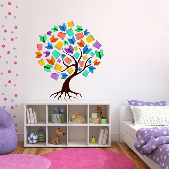 Book Tree Wall Sticker - WoodenTwist