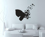Beautiful Black Butterfly Wall Sticker for Living Room - WoodenTwist