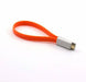 0.23 m Micro USB Cable (Compatible with Power bank, Orange, One Cable) - WoodenTwist