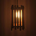 Palisade Brown Wooden Single Hanging Lamp - WoodenTwist