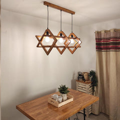 Paragon Brown 3 Series Hanging Lamp - WoodenTwist