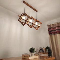 Paragon Brown 3 Series Hanging Lamp - WoodenTwist