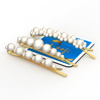 Pearls Hairstyles Fancy Pins For Girls' and Women’s (Pack of 3) - WoodenTwist