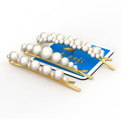 Pearls Hairstyles Fancy Pins For Girls' and Women’s (Pack of 3) - WoodenTwist