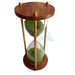 5 Minutes Brass and Wood Sand Timer Hourglass Sand - WoodenTwist