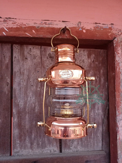 Diwali Decor Brass Oil Lamp | Copper Brass Oil Lamp | Hanging Lantern - WoodenTwist
