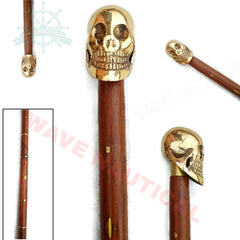 Wooden Cane Antique Style Folding Walking Stick - WoodenTwist