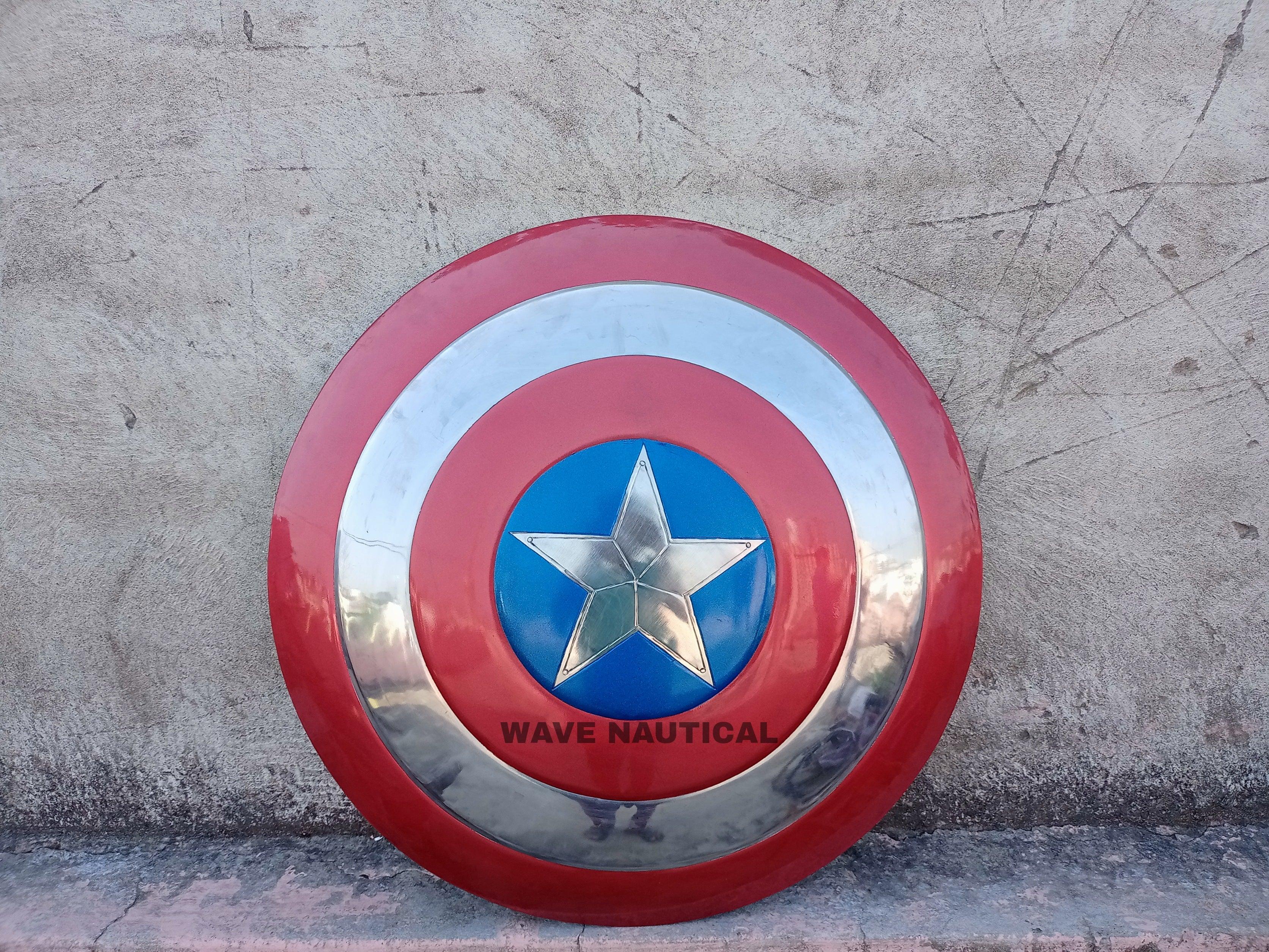 Premium Quality Metal Shield Home Decoration Captain Shield - WoodenTwist