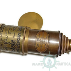 Vintage Brass Telescope Victorian 1915 with Wooden Gift Box - WoodenTwist