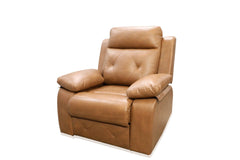 Motorised Recliner for Senior Citizens Light (Brown Finish) - WoodenTwist