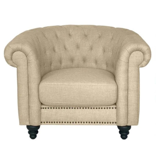 Wingback Arm Sofa Chair (Walnut Legs) - WoodenTwist