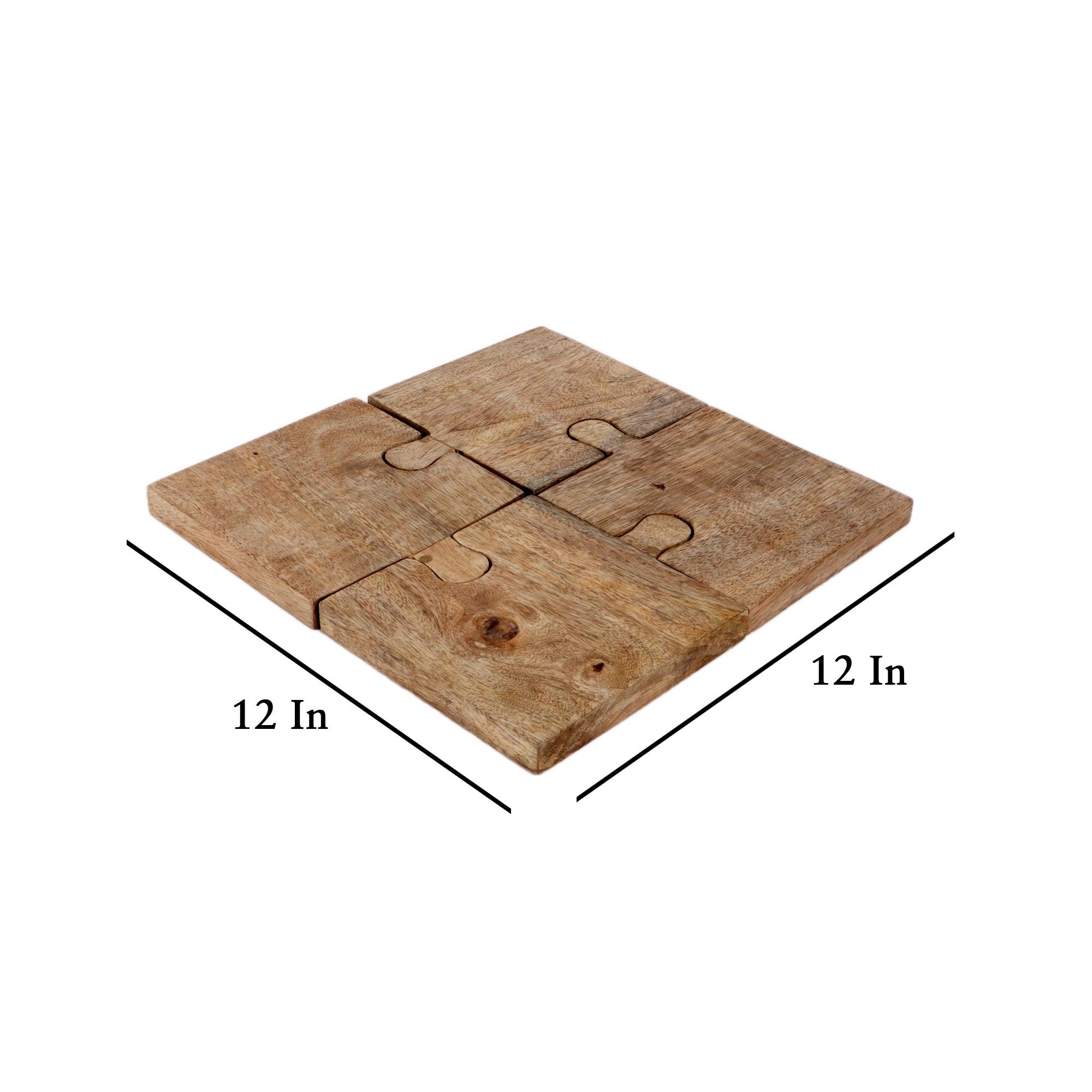 Mangowood Puzzle Platter - WoodenTwist