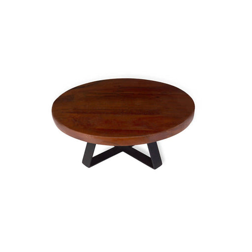 Wooden Cake Stand With Metal Base - WoodenTwist