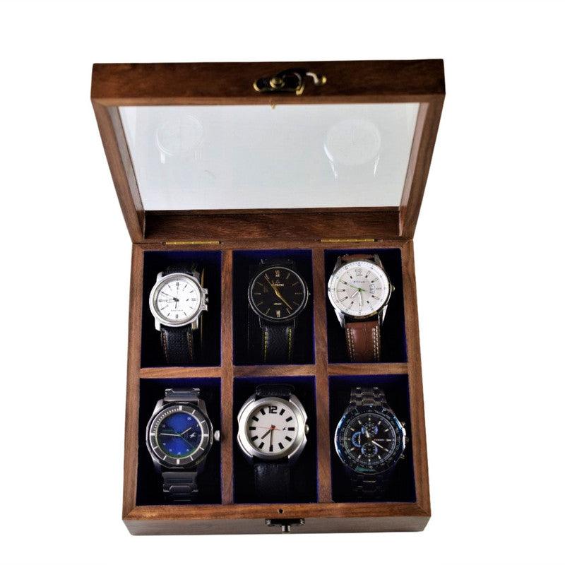 Handcrafted Wooden Watch Storage Box - WoodenTwist