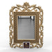 Wooden Carved Mirror (Golden) - WoodenTwist