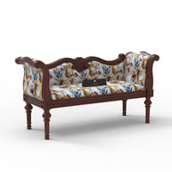 Handicraft Wooden Settee Living Room Couch Sofa ( 2 Seater ) - WoodenTwist