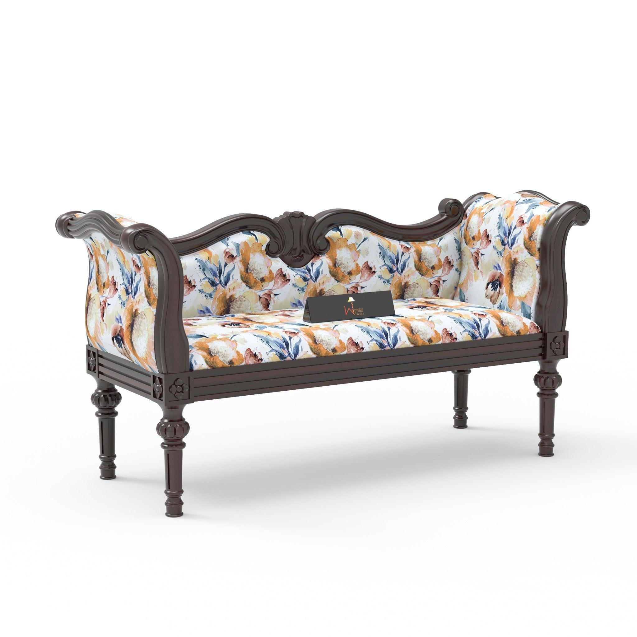 Handicraft Wooden Settee Living Room Couch Sofa ( 2 Seater ) - WoodenTwist