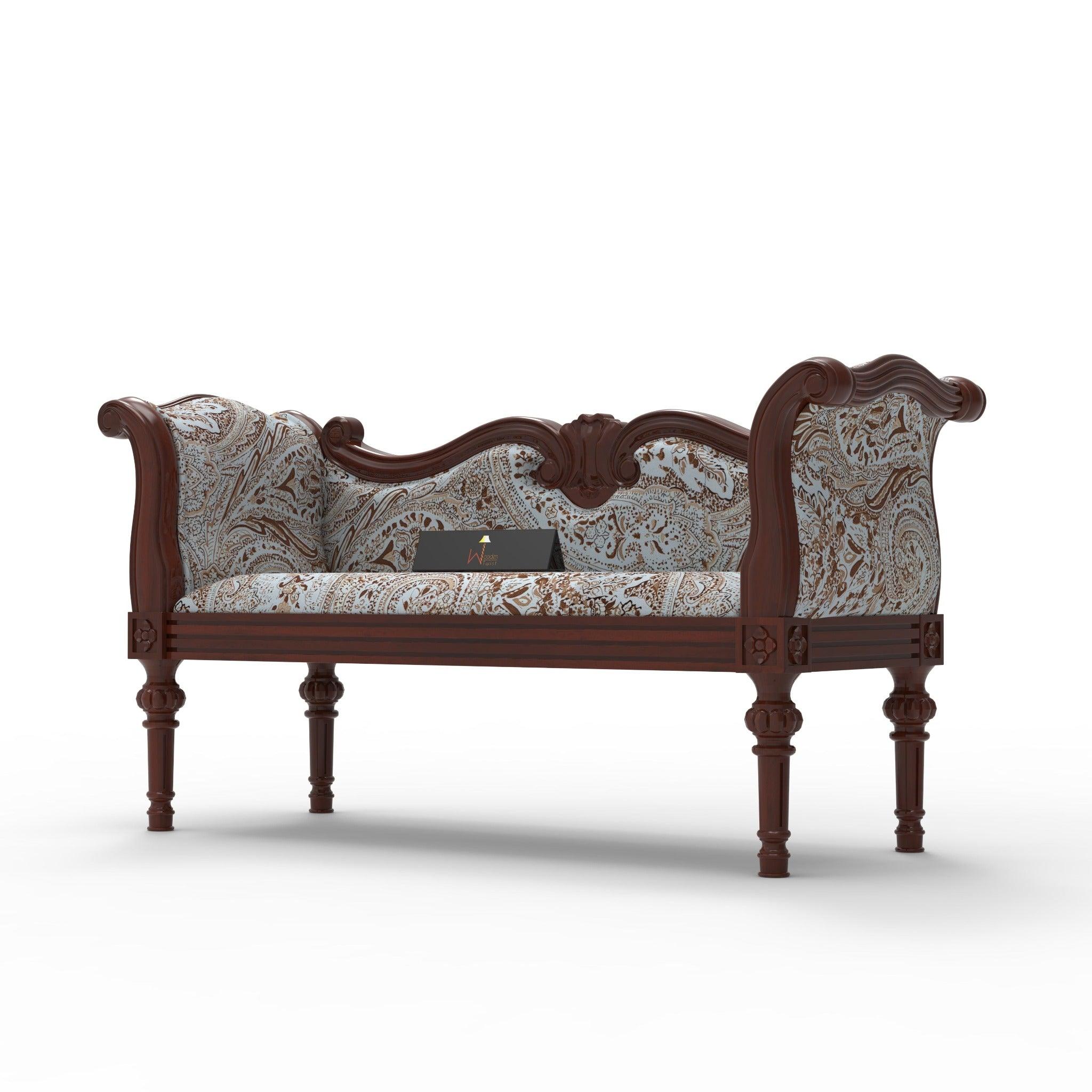 Handicraft Wooden Settee Living Room Couch Sofa (2 Seater) - WoodenTwist