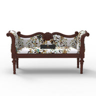 Handicraft Wooden Settee Living Room Couch Sofa (2 Seater) - WoodenTwist
