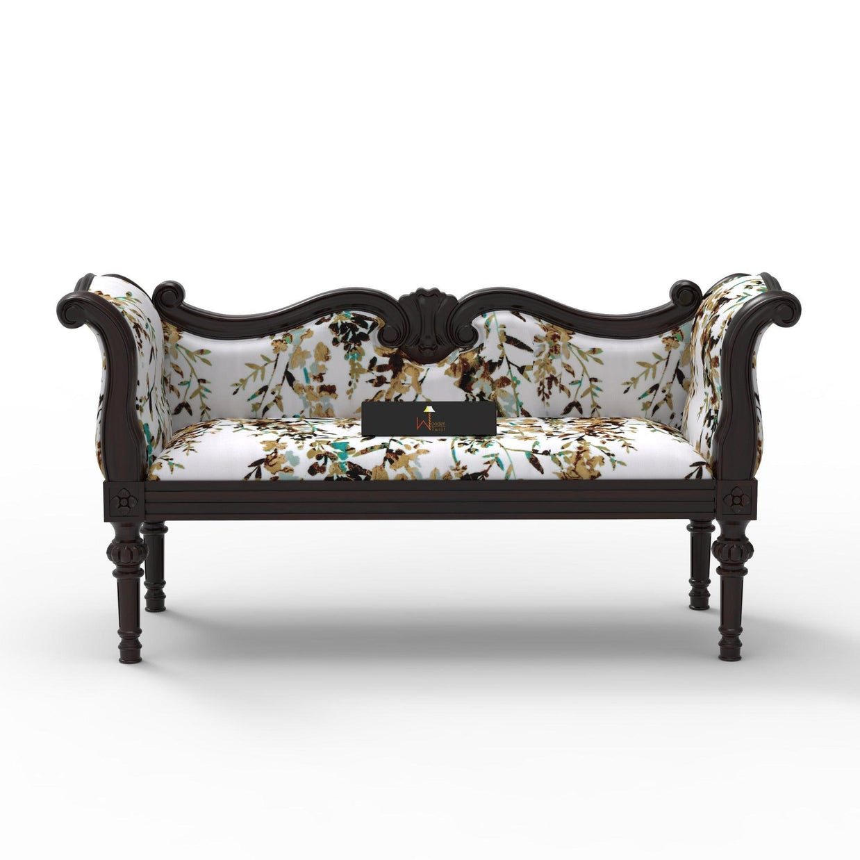 Handicraft Wooden Settee Living Room Couch Sofa (2 Seater) - WoodenTwist