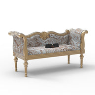 Handicraft Wooden Settee Living Room Couch Sofa (2 Seater) - WoodenTwist