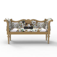 Handicraft Wooden Settee Living Room Couch Sofa (2 Seater) - WoodenTwist