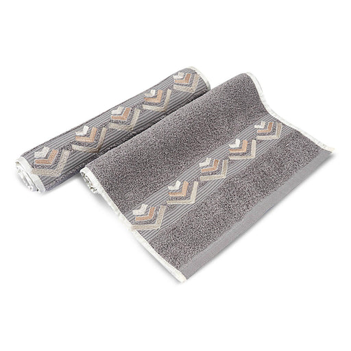 Pure Cotton 500 GSM Towel Set of 2 (Hand Towel) - WoodenTwist