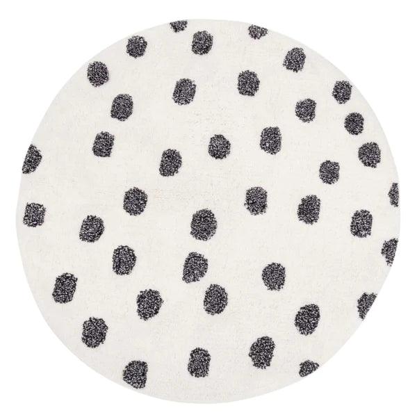 Polka Dot Rug Runner for Bedroom/Living Area/Home with Anti Slip Backing - WoodenTwist