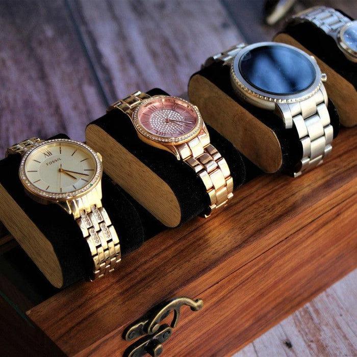 Horizon Walnut Rose Gold Blue | Bamboo watch, Watch collection, Wooden watch