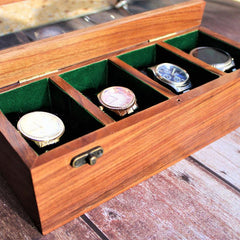 Handcrafted Wooden Watch Storage Box - WoodenTwist