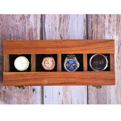 Handcrafted Wooden Watch Storage Box - WoodenTwist