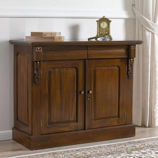 Wooden Twist Gisèle Style Teak Wood Sideboard Cabinet ( Brown ) - WoodenTwist