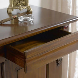 Wooden Twist Gisèle Style Teak Wood Sideboard Cabinet ( Brown ) - WoodenTwist