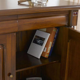 Wooden Twist Gisèle Style Teak Wood Sideboard Cabinet ( Brown ) - WoodenTwist