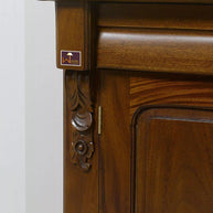 Wooden Twist Regal Style Teak Wood Sideboard Cabinet ( Brown ) - WoodenTwist