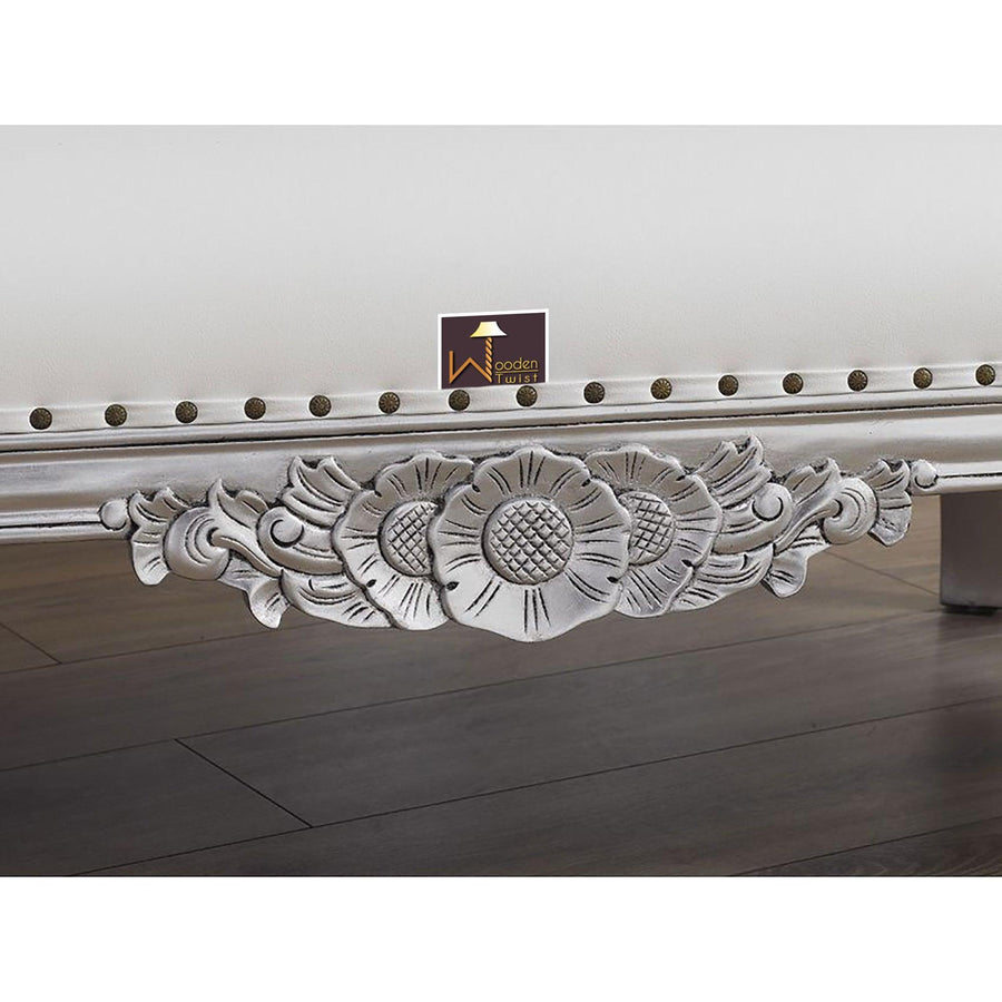 Silver finish, your fabric
