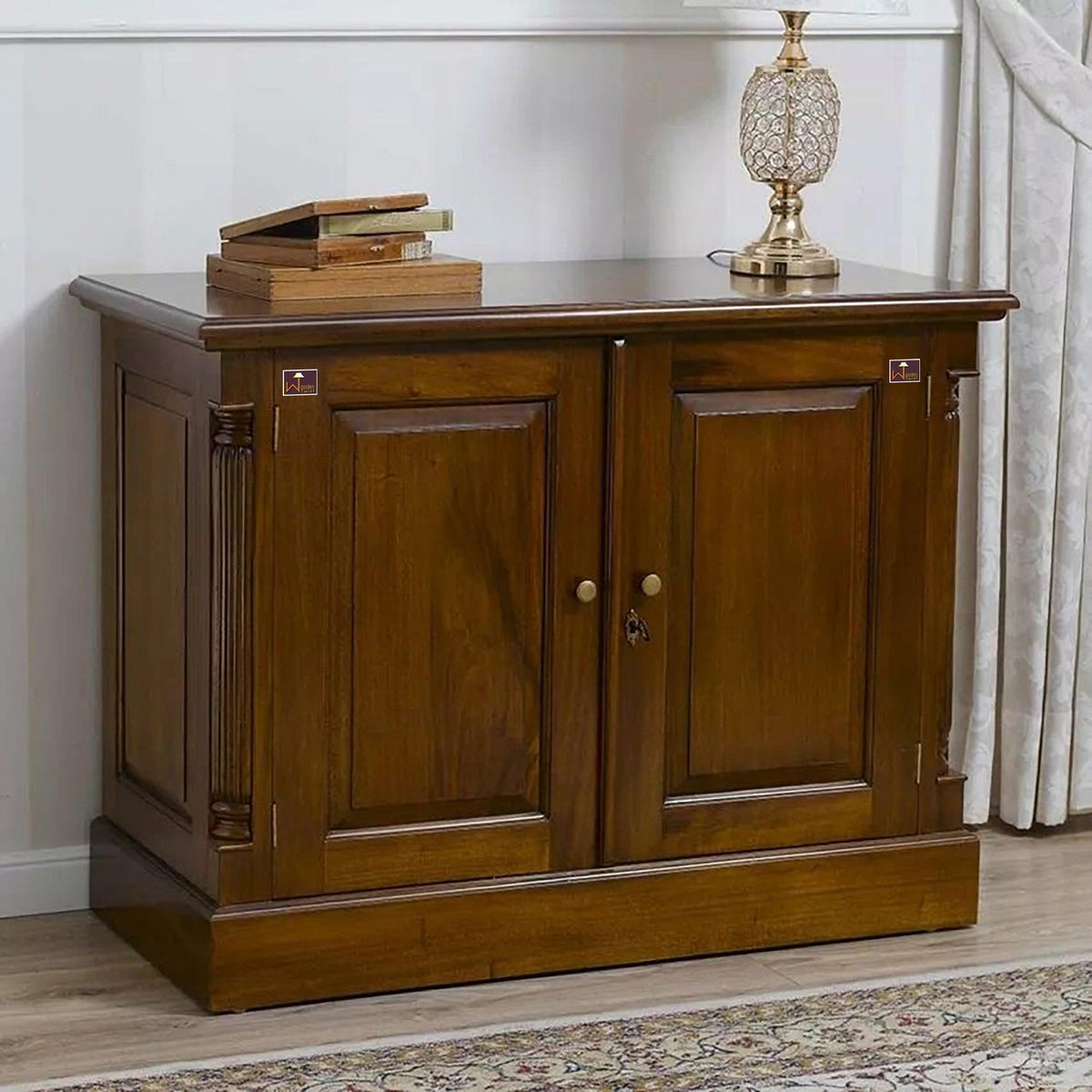 Caché Teak Wood Sideboard Cabinet