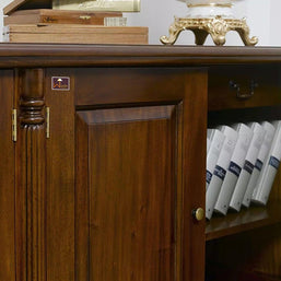 Wooden Twist Hideout Style Teak Wood Sideboard Cabinet ( Brown ) - WoodenTwist