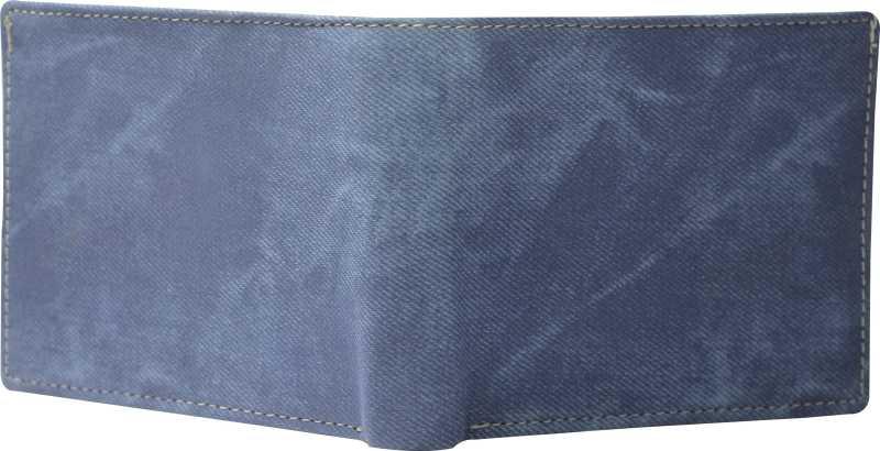 Men Blue Denim Wallet (3 Card Slots) - WoodenTwist